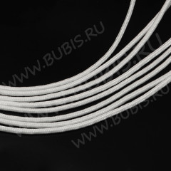 Шнур Паракорд 02 2мм белый (полиэстер+спандекс) (1м)