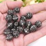 Бусина ажурная 33 Шарик со стразами 12мм черный никель (Brass) Купить Бусина ажурная 33 Шарик со стразами 12мм черный никель (Brass) с доставкой по России