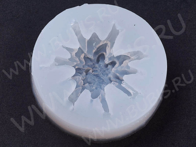 Молд 084 для эпоксидной смолы Цветок 3D 33*33*10мм (силикон)