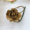 Цветок для декора 01 бумажный 70*10*10мм античное золото (декор) Купить Цветок для декора 01 бумажный 70*10*10мм античное золото (декор) с доставкой по России