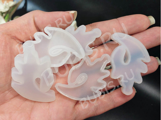 Молд 157 для эпоксидной смолы Завиток 50*30*7,5мм (силикон)