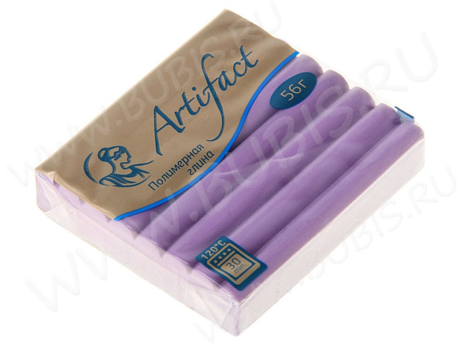 Полимерная глина Артефакт 176 сиреневый классический 56г.
