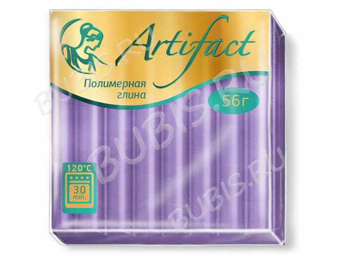 Полимерная глина Артефакт 176 сиреневый классический 56г.