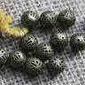Купить Бусина ажурная 01 "Шарик" 6мм античная бронза (Iron) (20шт.) с доставкой по России