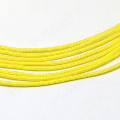 Шнур Паракорд 02 2мм желтый (полиэстер+спандекс) (1м)
