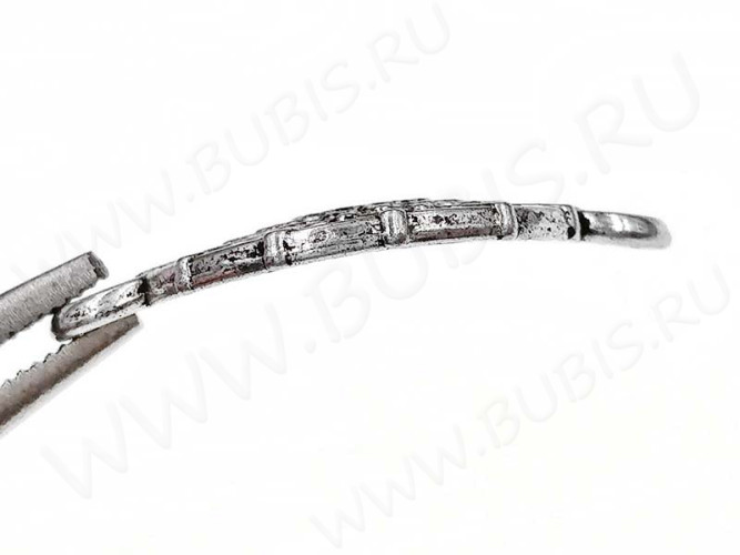 307 Коннектор Ловец снов вставка для браслетов 33*22,5*4,5мм античное серебро (литьё)