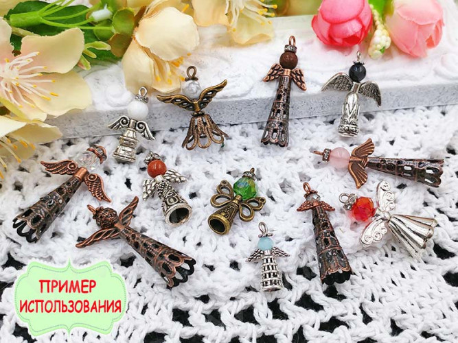 (ОПТ) Штифт со шляпкой 35*0,7мм античная медь (Iron) (100гр)