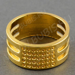 Инструмент Кольцо Приспособление для открывания разжимания колечек 03 20*20*8,5мм золотистое (сплав) (инструменты для бижутерии)