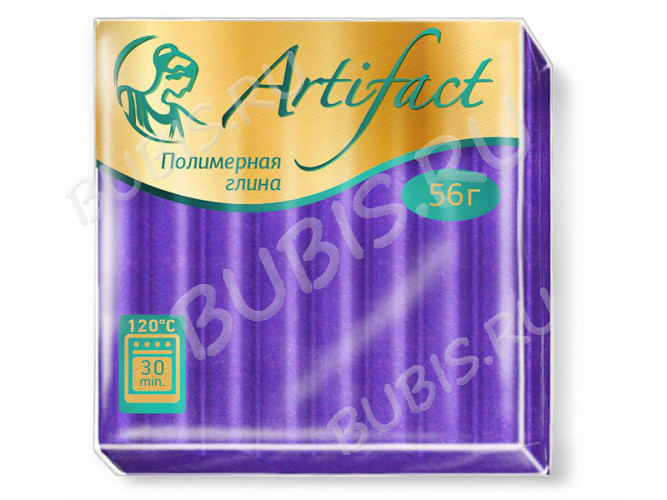 Полимерная глина Артефакт 174 пастельный фиолетовый классический 56г.