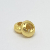 Рондели 102 Бусины колечки 8*8*4мм золотистые (LUX Китай) (Brass)  
