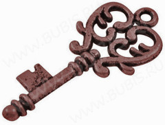 Подвеска Ключик 21 3D ажурный 32,5*13,5*2мм античная медь (литьё)