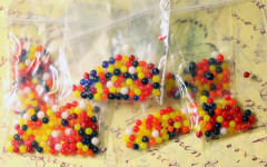 Гидрогелевые шарики (аквагрунт) 02 15мм цвет микс в zip-locke (1,2гр)