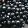 (ОПТ) Бусина Жемчуг 26 пресноводный округлый 7-9мм чёрный (камни) (нить 29-30см) Купить (ОПТ) Бусина Жемчуг 26 пресноводный округлый 7-9мм чёрный (камни) (нить 29-30см) с доставкой по России