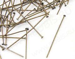 (СКИДКИ!!!) МИКС штифтов 06 со шляпкой микс 16-50мм  античная бронза (BRASS) (20гр)