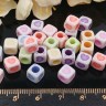 (СКИДКИ!!!) Бусина акриловая Кубик 12 6,5*6,5*6мм матовый МИКС с сердечками бело-цветной непрозрачный (акрил) (50шт.) Купить (СКИДКИ!!!) Бусина акриловая Кубик 12 6,5*6,5*6мм матовый МИКС с сердечками бело-цветной непрозрачный (акрил) (50шт.) с доставкой по России