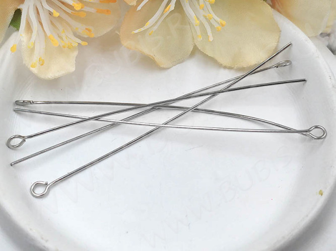 Штифт с петлёй 65*0,6мм стальной (Хирургическая сталь) (50шт)