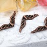 Купить Бусина 182 Крылья 16 3D Птицы 22*8*3мм античная медь (литьё) с доставкой по России