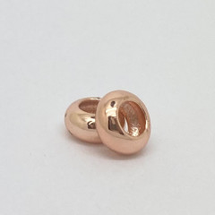 Рондели 102 Бусины колечки 8*8*4мм розовое золото (LUX Китай) (Brass)