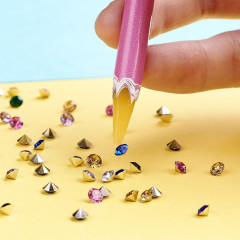 Карандаш для страз 02 восковой 21,6*0,7*0,7см разноцветный (инструменты для бижутерии)