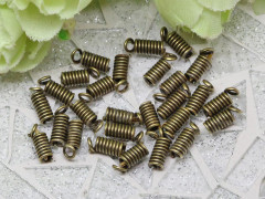 Концевик 026 пружинка 9,5*3,5*3,5мм античная бронза (Iron) (10шт.)