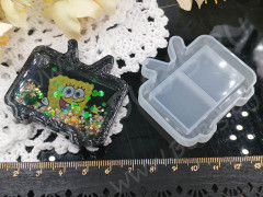 Молд 181 для эпоксидной смолы 52*50*8мм Шейкер/рамка Телевизор (силикон)