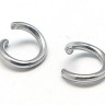 (СКИДКИ!!!) Колечки одинарные 5*0,8мм цвет платины (Хирургическая ювелирная сталь) (ок.100шт) Купить (СКИДКИ!!!) Колечки одинарные 5*0,8мм цвет платины (Хирургическая ювелирная сталь) (ок.100шт) с доставкой по России