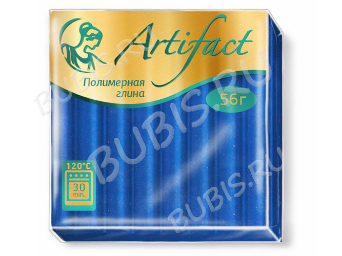 Полимерная глина Артефакт 161 синий классический 56г.