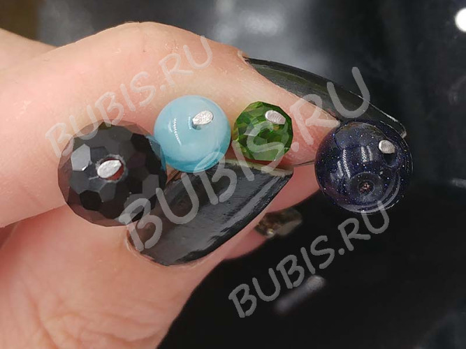 Штифт со шляпкой 30*0,6мм пин цвет платины (Хирургическая сталь)(50шт)