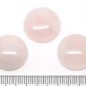 Купить Кабошон каменный 077 Круг 18*18*6мм Розовый кварц (камни) с доставкой по России
