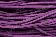 Замшевый шнур 02 плоский 2,5*1,4мм сиреневый (1м)