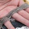 Купить Цепочка S24 Ювелирная сталь с плоским звеном 1,8*1,6*0,4мм цвет платины (Хирургическая сталь) (50см) с доставкой по России
