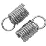 Концевик 128 пружинка 13*6мм для шнуров до 4,5мм цвет платины (Хирургическая сталь) (10шт) Купить Концевик 128 пружинка 13*6мм для шнуров до 4,5мм цвет платины (Хирургическая сталь) (10шт) с доставкой по России