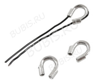 Защита ланки 05-G протектор от перетирания нити и лески 5*7*2мм золотистый (Хирургическая Сталь)