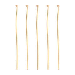 Штифт со шляпкой 50*0,7мм пин светлое золото (Iron)(50шт)