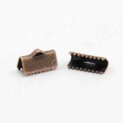 Зажимы №31 для лент 13*7*5мм античная медь (Iron) (10шт.)