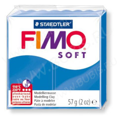 Полимерная глина FIMO Soft Синий 8020-37 (57гр)