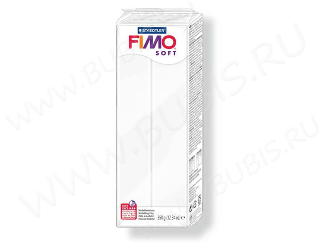 Полимерная глина FIMO Soft Белый 8022-0 (350г)