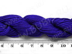 Нейлоновый шнур 04 1мм синий (1м)