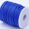 Полиуретановый шнур 13 3мм ПОЛЫЙ синий матовый (1м) Купить Полиуретановый шнур 13 3мм ПОЛЫЙ синий матовый (1м) с доставкой по России