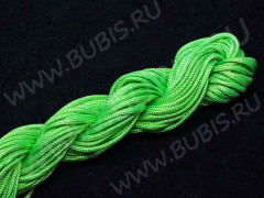 Нейлоновый шнур 14 1,5мм светло-зелёный (1м)