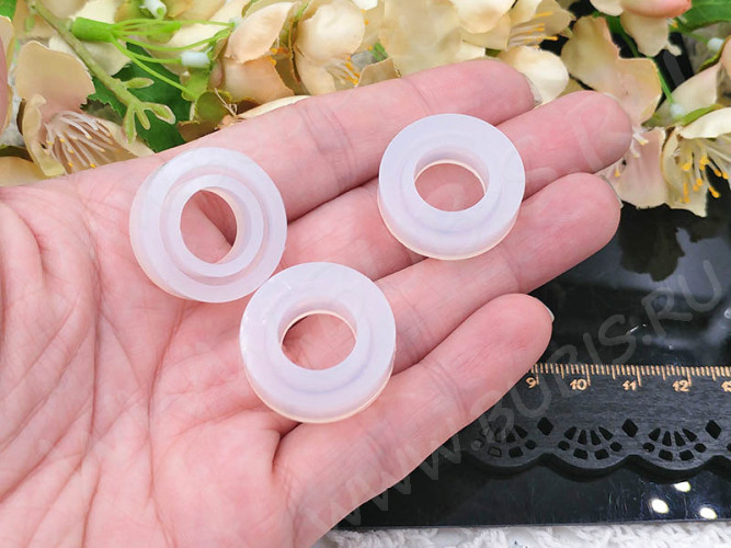 Молд 183 для эпоксидной смолы Кольцо простое 25,5*25,5*7,5мм (силикон)