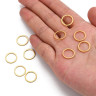 Декоративный элемент 112-G Круг рамка кольцо коннектор 12*12*0,8мм золотистый (Хирургическая ювелирная сталь) Купить Декоративный элемент 112-G Круг рамка кольцо коннектор 12*12*0,8мм золотистый (Хирургическая ювелирная сталь) с доставкой по России