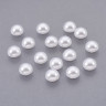 Купить Кабошон декоративный 54 Полубусина 6*6*3мм жемчужный (акрил) (100шт) с доставкой по России