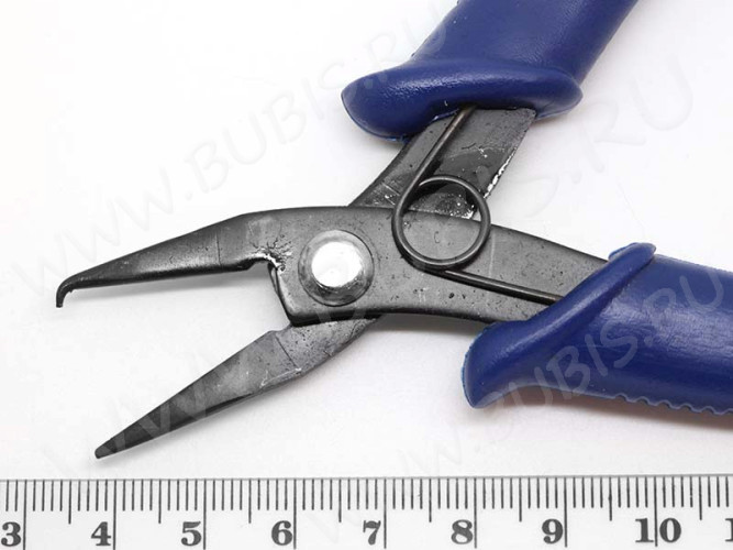 Инструмент для открывания разжимания двойных колечек 135мм чёрно-синий (инструменты для бижутерии)