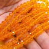 (ОПТ) Бусина Абакус гранёный 6*6*4,5мм Хрусталь оранжевый прозрачный (имитация Сваровски) (100шт.) Купить (ОПТ) Бусина Абакус гранёный 6*6*4,5мм Хрусталь оранжевый прозрачный (имитация Сваровски) (100шт.) с доставкой по России