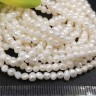 (ОПТ) Бусина Жемчуг 30 пресноводный фриформ 3-4мм белый натуральный (камни) (нить 34-35см) Купить (ОПТ) Бусина Жемчуг 30 пресноводный фриформ 3-4мм белый натуральный (камни) (нить 34-35см) с доставкой по России