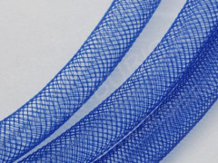 Нейлоновая ювелирная сетка 10мм синяя (шнуры) (1м)