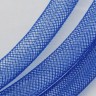 Купить Нейлоновая ювелирная сетка 10мм синяя (шнуры) (1м) с доставкой по России