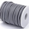 Купить Полиуретановый шнур 13 3мм ПОЛЫЙ серый матовый (1м) с доставкой по России