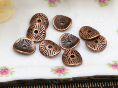 (СКИДКИ!!!) Рондели 048 волнистые 9,5*8,5*2,3мм античная медь (литьё) (10шт.)